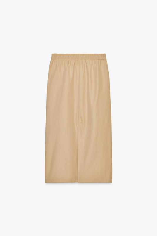 MIDI SKIRT WITH SIDE STRIPE DETAIL
