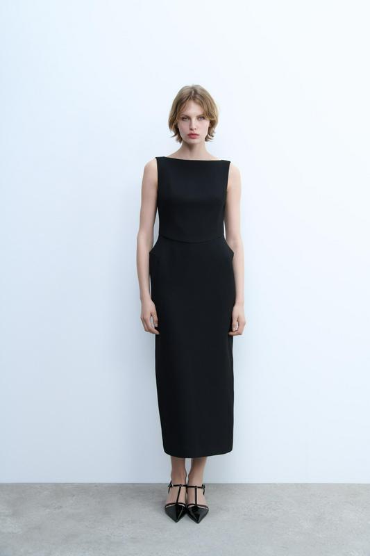 ZW COLLECTION MIDI DRESS WITH SLIT