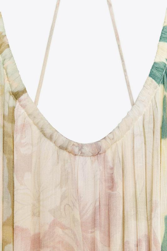 FLORAL PATCHWORK DRESS ZW COLLECTION