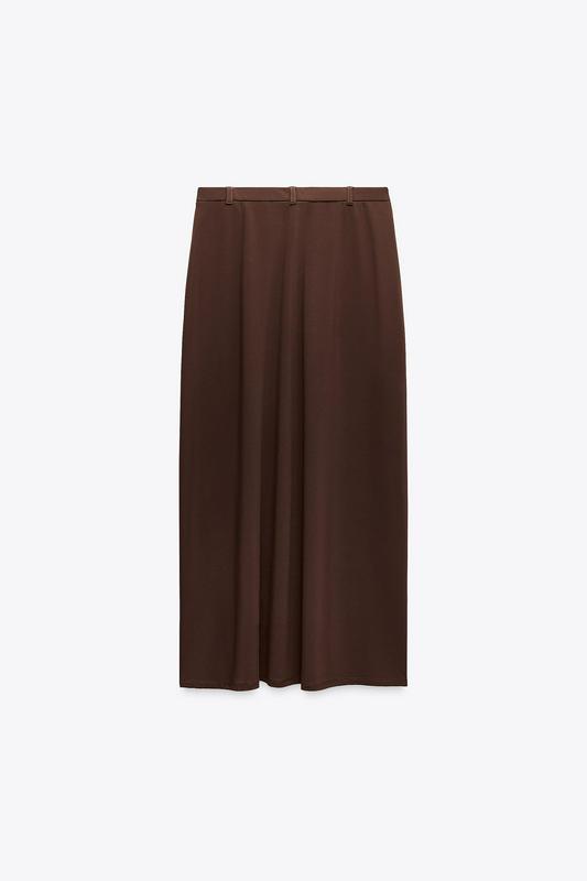MIDI BUTTONED SKIRT