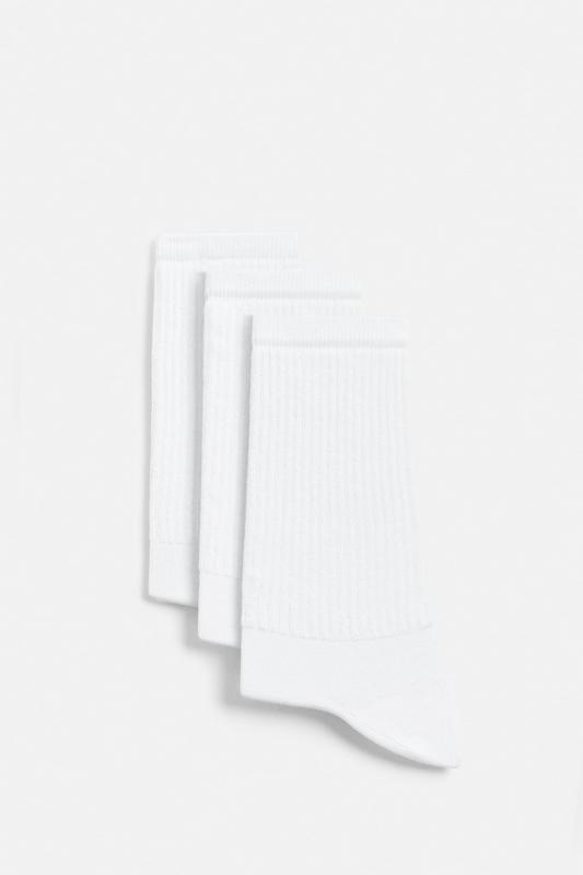 3-PACK OF BASIC RIBBED SOCKS