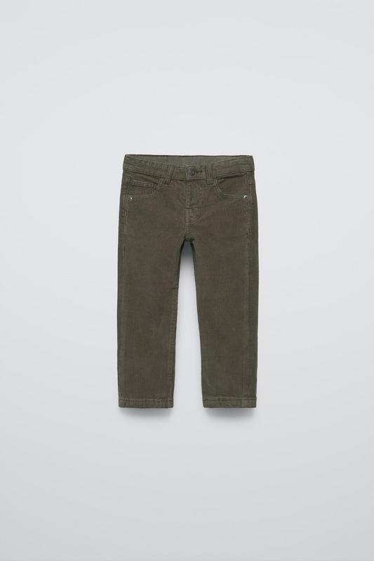 REGULAR FIT CORDUROY TROUSERS