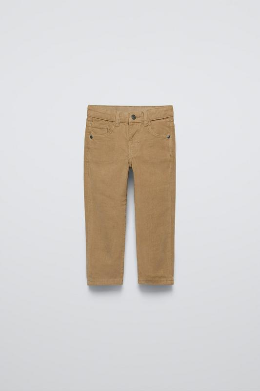 REGULAR FIT CORDUROY TROUSERS