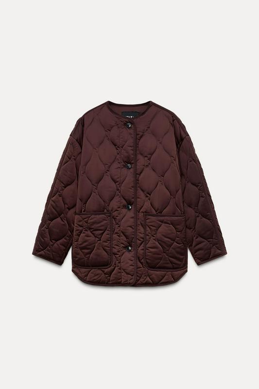 SATIN PADDED JACKET ZW COLLECTION