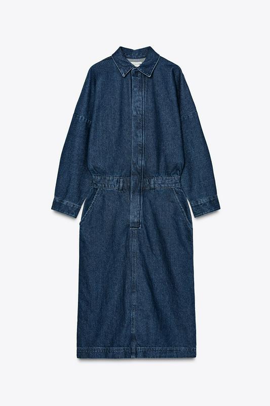ZW COLLECTION DENIM MIDI DRESS