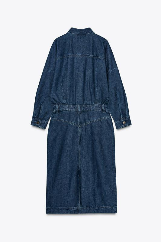 ZW COLLECTION DENIM MIDI DRESS