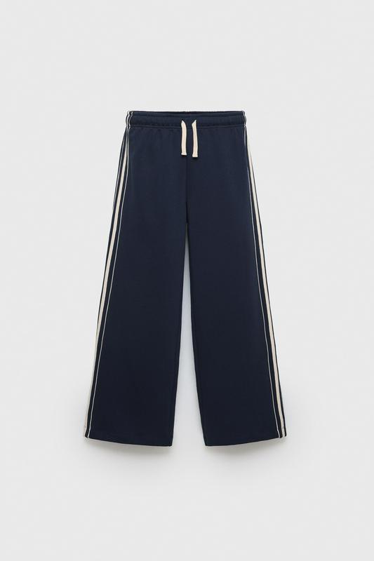 Z3D WIDE-LEG TROUSERS WITH SIDE STRIPES