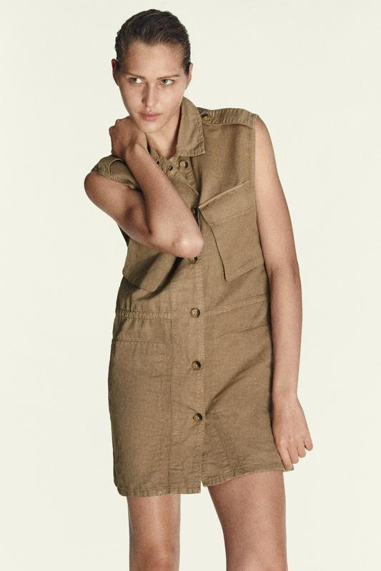 SHORT DRESS WITH POCKETS